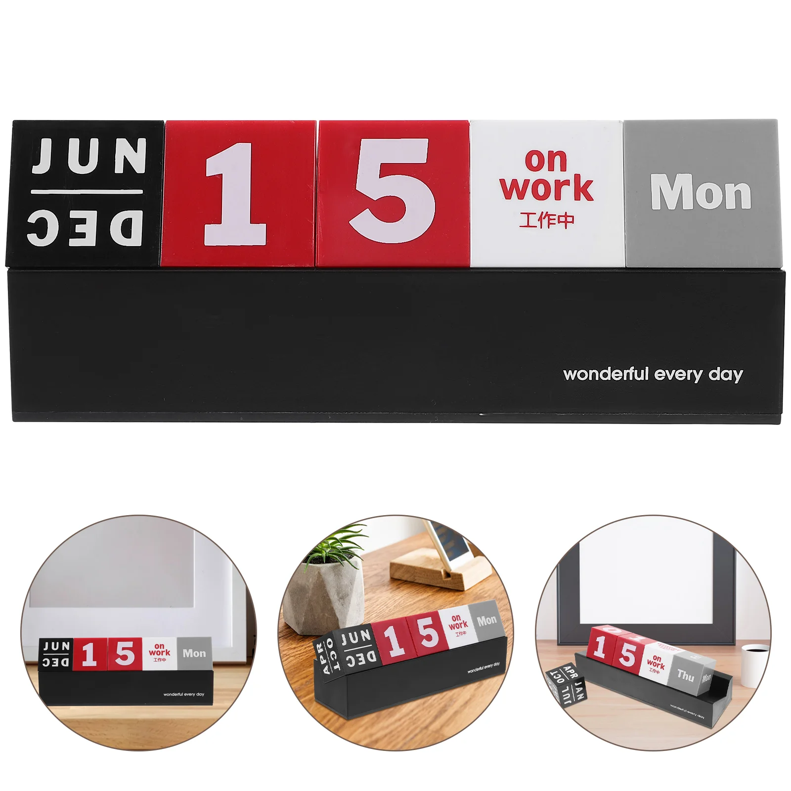 

Desk Calendar Block Perpetual Desk Calendar Desk Calendar Monthly Block Calendar For Desk For Table Office Home Desk Decor