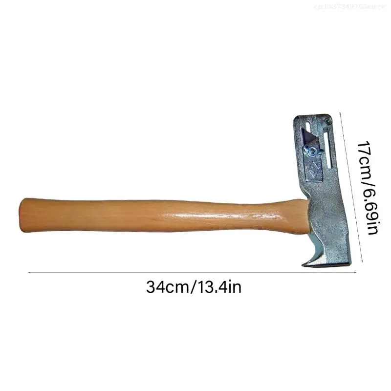 Roofing Hatchets Carbon Steel Heavy Duty for Garden Construction Home Outdoor Camping Emergencies Use Roof Repair F0T6 6
