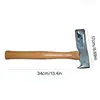 Roofing Hatchets Carbon Steel Heavy Duty for Garden Construction Home Outdoor Camping Emergencies Use Roof Repair F0T6 6