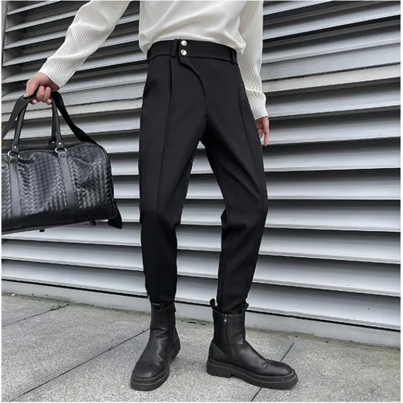2024 Brand Clothing Harem Jogger Pants Men Cotton Sweatpants Trousers Men Casual Lightweight Spring Summer Men Casual Pants