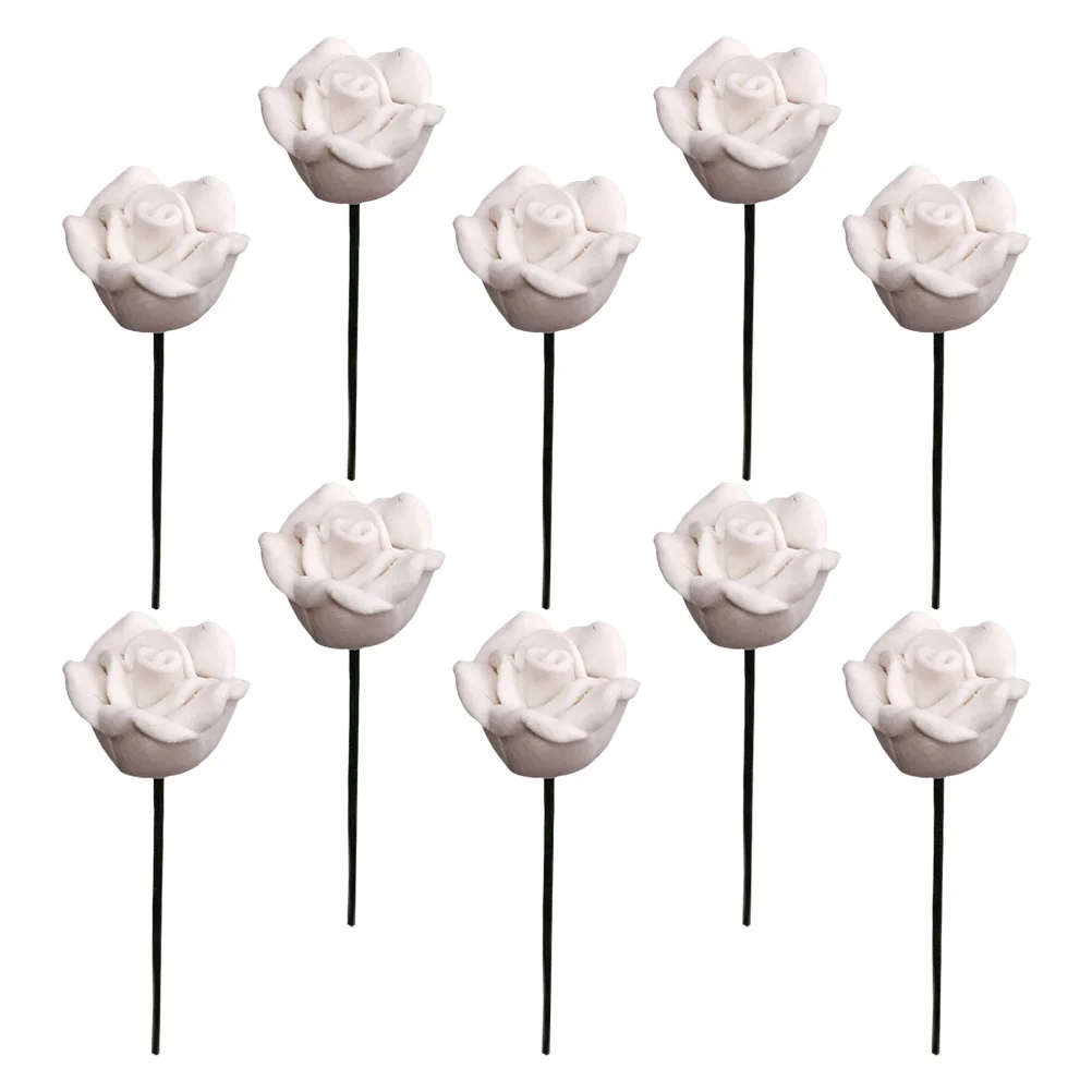 

Rose Miniature Flower Decor DIY Modeling Toy Arrangement Simulation Adornment
