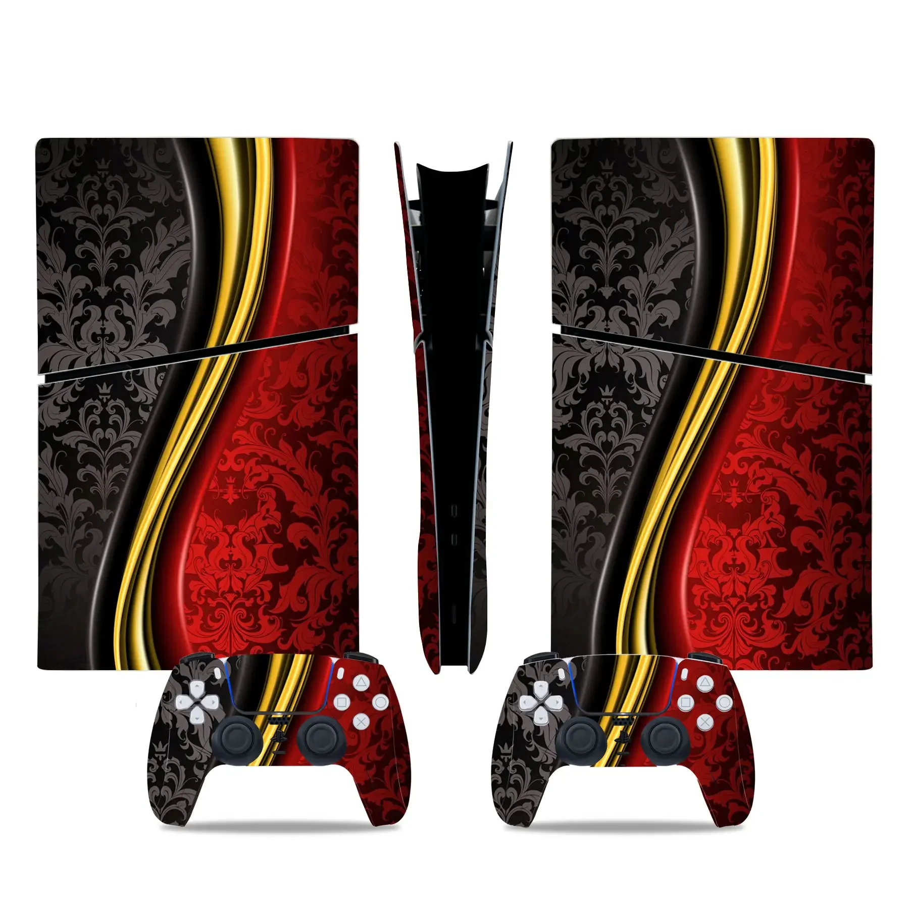 Nuovo Ps5 Slim Disc Skin Sticker Protector Decalcomania Cover Per Console Controller Ps5 Slim Disk Sticker Vinyl