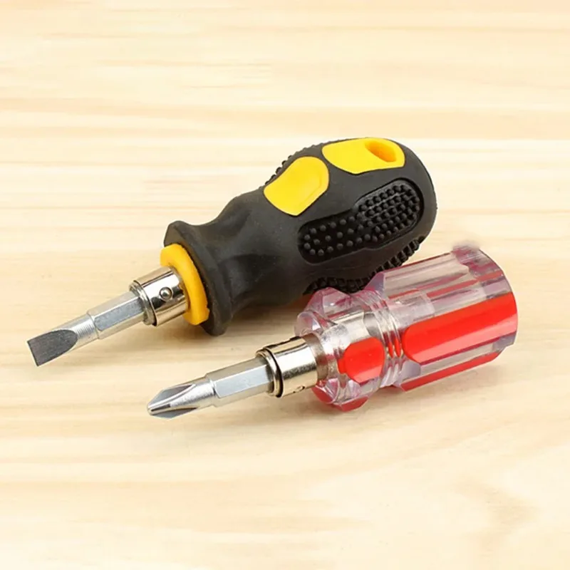 Crystal Radish Portable Short Handle Screwdriver Set for Home & Electronics