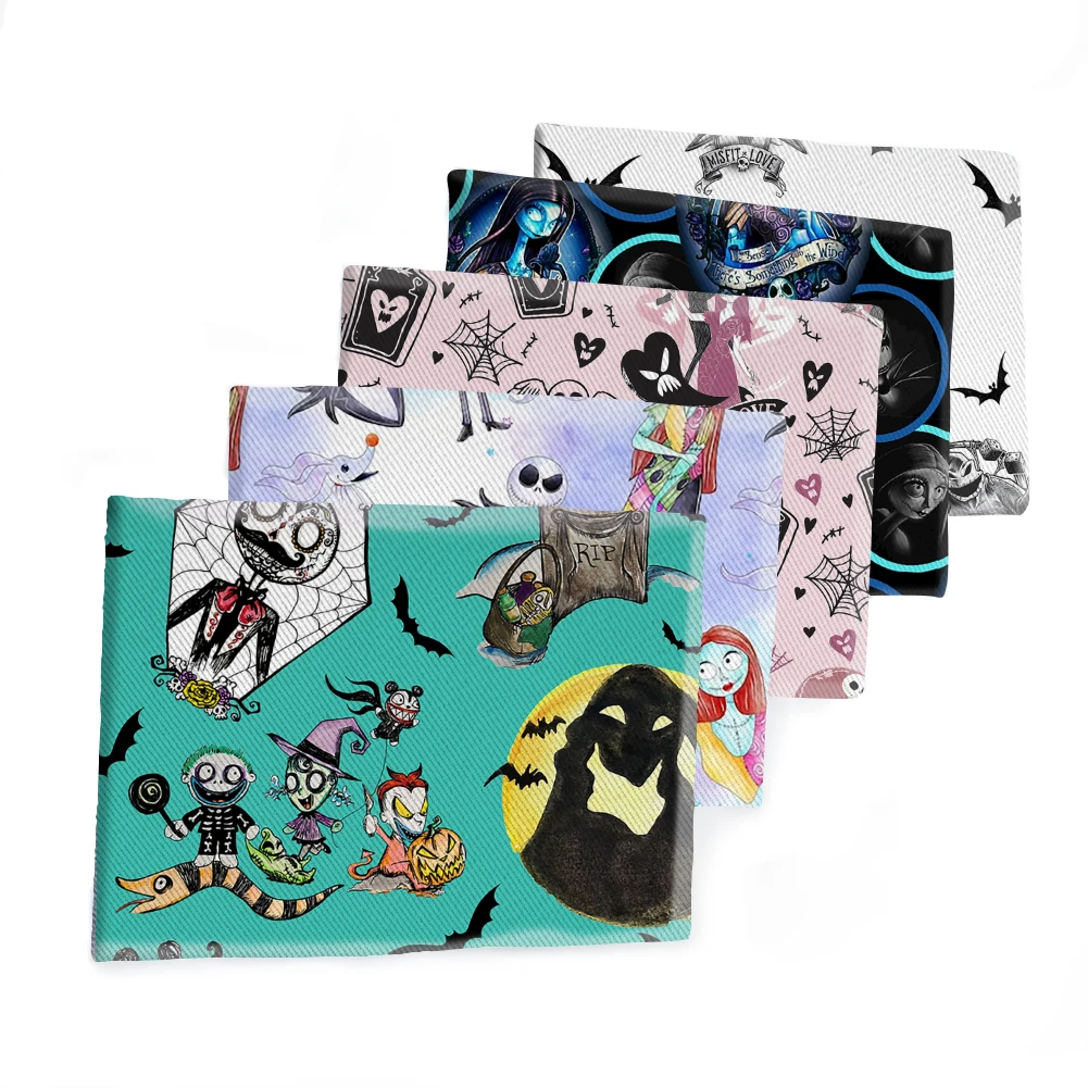 Disney Cartoon The Nightmare Before Christmas Pinocchio Doc Mcstuffins Design Tessuto In Twill Per Tessuti Trapuntati Patchwork