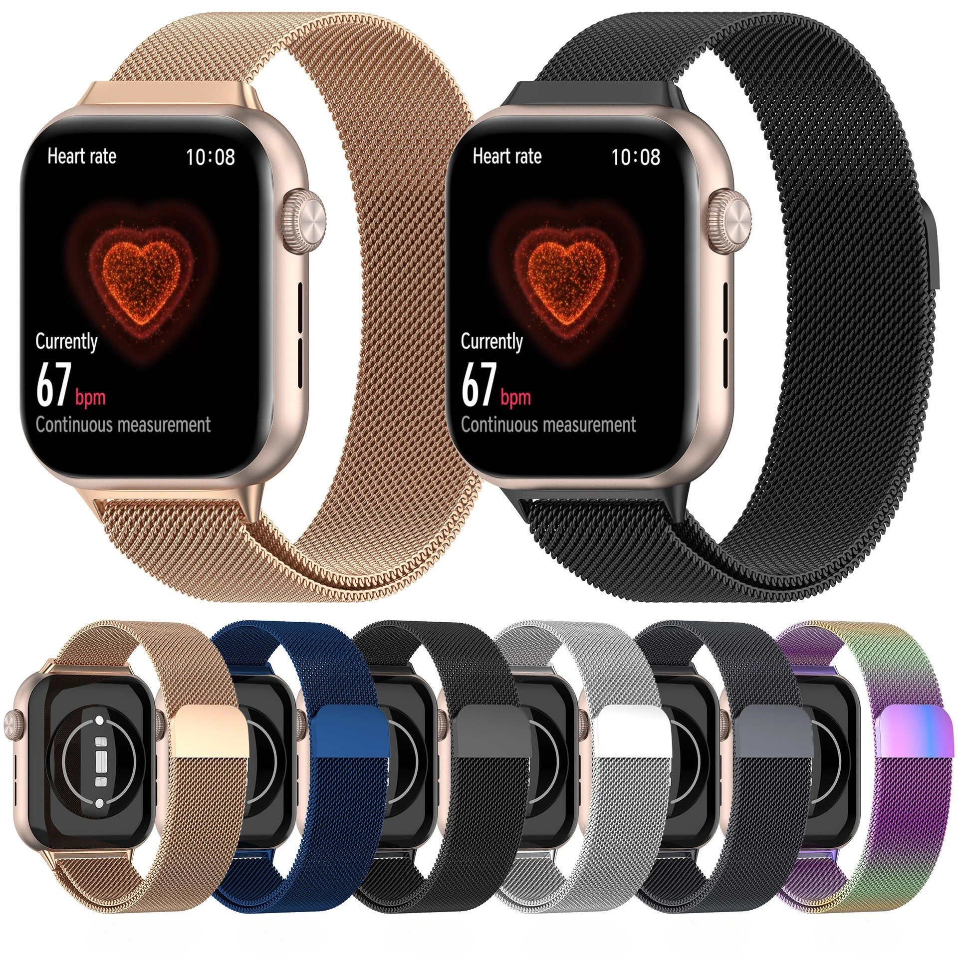 Milanese Loop Magnetic Metal Bracelet Replacement Wristband