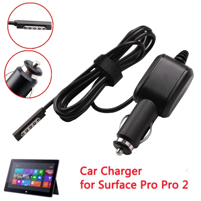 12V 3.6A Car Power Adapter Cable Tab Charger for Microsoft Surface Pro 1 2 10.6 for Surface Windows 8 Tablet RT Pro2