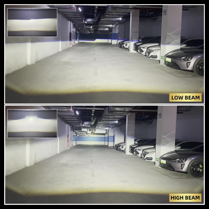 2026 SANVI 140w 3인치 K5 바이 LED 프로젝터 렌즈 6000K (헤라 3R G5 프로젝터 헤드라이트 개조용) 자동차 LED 라이트 자동차 액세서리