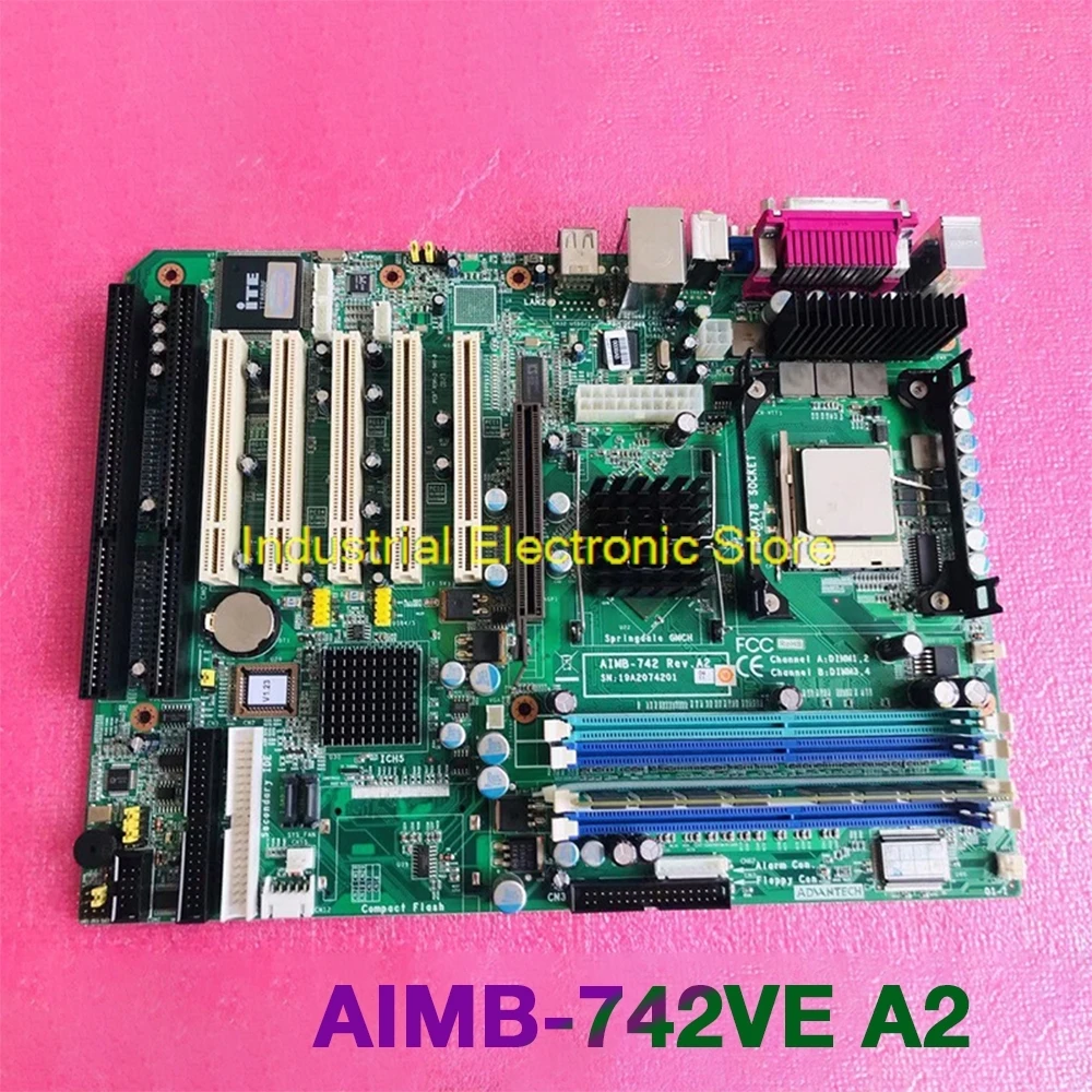 Материнская плата для промышленного компьютера Advantech с 2 слотами для Isa AIMB-742 A2