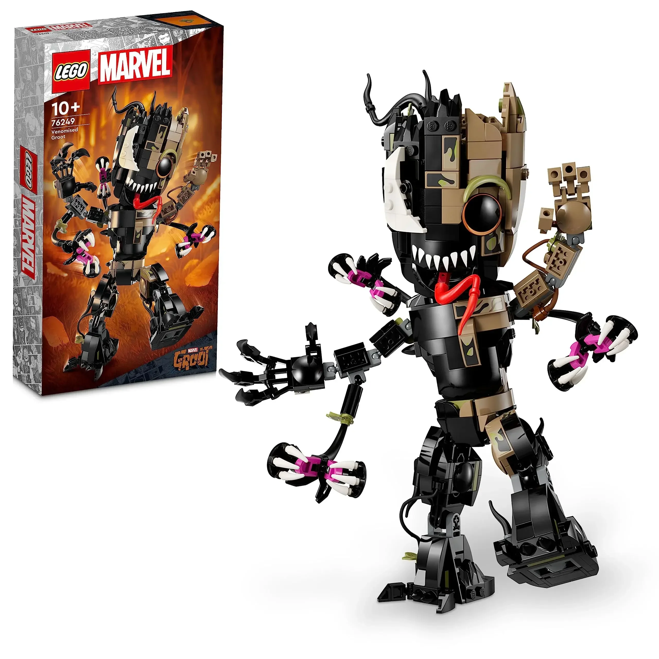 Marvel Building Blocks Toys Venom Groot Avengers Plastic Toys Birthday Gifts for Kids Children DIY Bricks Sets Model