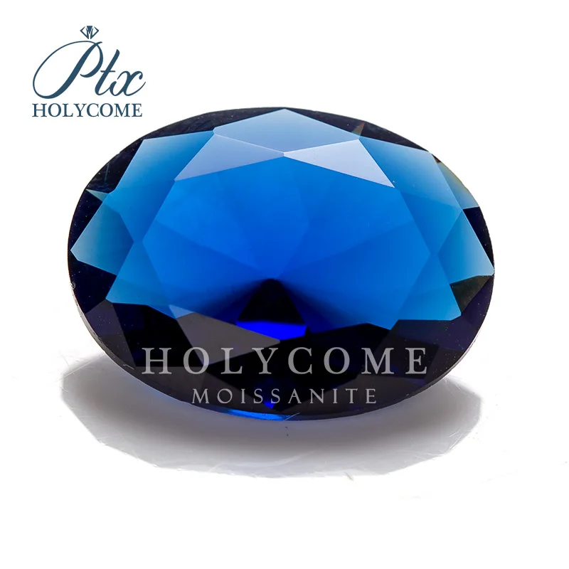 

Zircon Oval Cut Dark Blue Color VVS1 Loose Gemstone Factory Jewelry Making