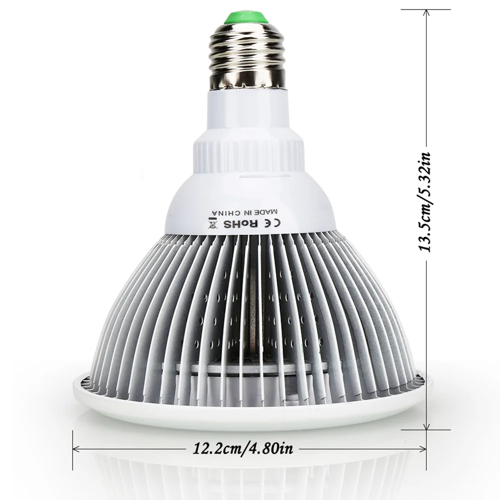 PAR bulb Ice Blue 450-нм Светодиодный точечный светильник Bulb для терапии растений, аквариума E27 E26 (art.: 3920c77fbcd71) - 3920c77fbcd71