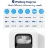 Countertop Dishwasher, 28 Pieces Dishes/Cycle, 6 Washing Programs&Hot Drying, Dish Washer 4