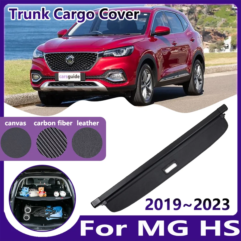 

For MG HS MGHS Accessories AS23 2019 2020 2021 2022 2023 Car Trunk Curtain Cargo Cover Luggage Partition Shelter Shielding Shade