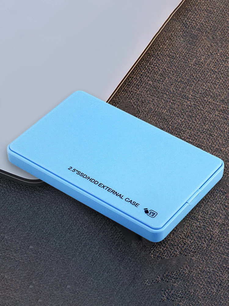 휴대용 솔리드 스테이트 드라이브 박스, SATA 모바일 하드 드라이브 케이스, USB3.0 외장 하드 디스크 드라이브 박스, 노트북 태블릿용, 6Gbps, 2.5 인치