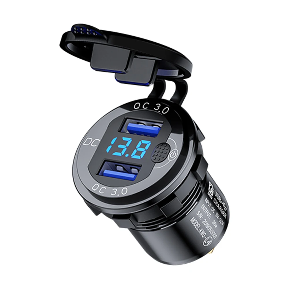 QC3.0  USB  , ˷̴ 12V-24V  ,   , ġ  LED  ÷
