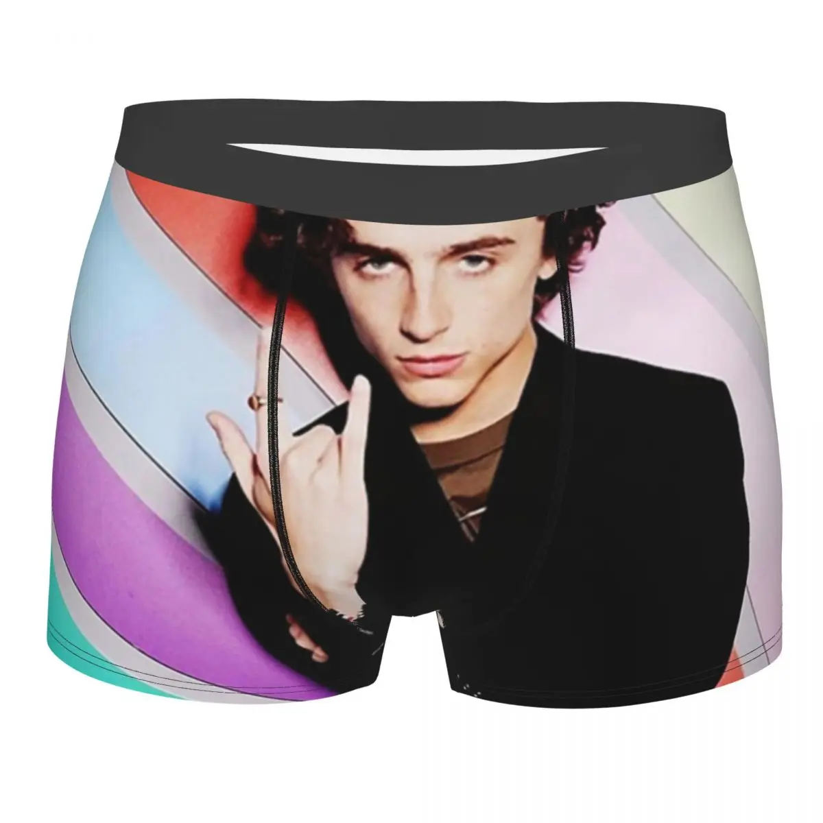 

Custom Timothee Chalamet Underwear Men Breathbale 90s TV Actor Boxer Briefs