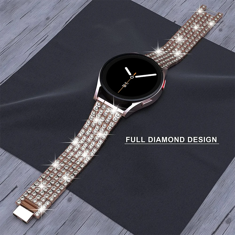 Elegant Diamond Band: Sturdy Stainless Steel Bracelet