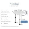 Accessible Wall Mounted Folding Chair for Adult Adjutable Shower Chair,Leg Supported Shower Stool, Disability Aids Toilet Stools 3