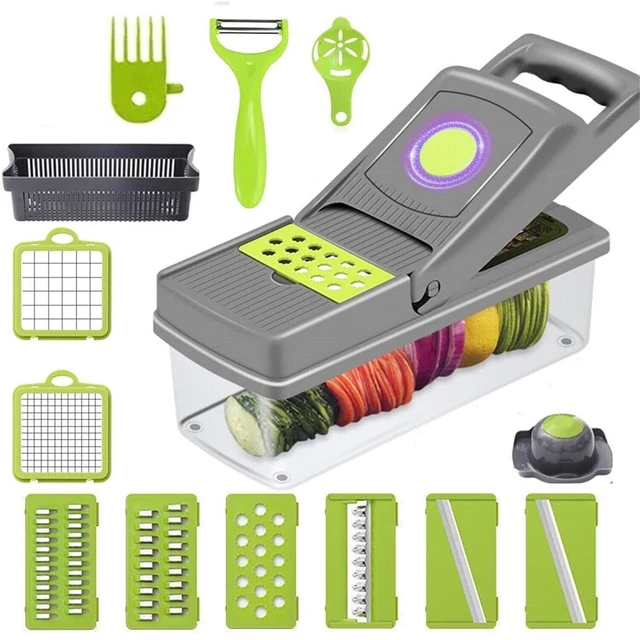 14 In 1 Fruit Vegetable Slicer Cutter Food Onion Veggie Dicer