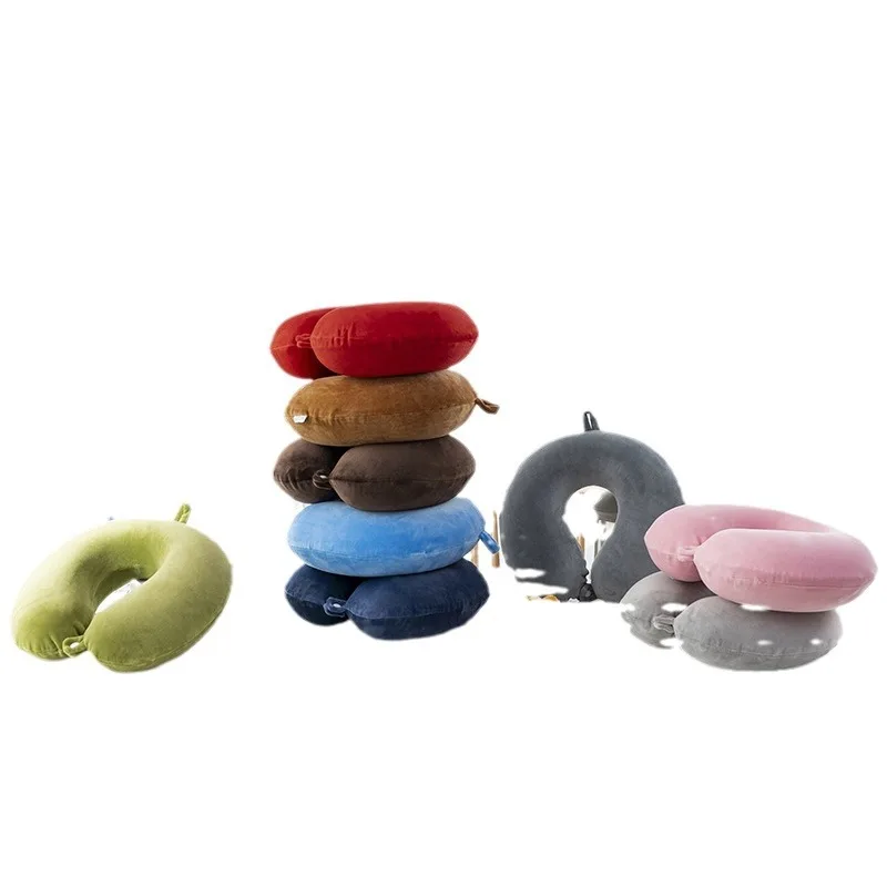 Travel Pillow Pure Memory Foam U Shaped Neck Pillow Super Lightweight Portable Headrest for Airplane Car Office Sleeping Rest 6
