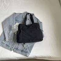 1 Piece Large Capacity Tote Bag fashion Shoulder Canvas Bag Work Commuting Bucket Bag - Image 4