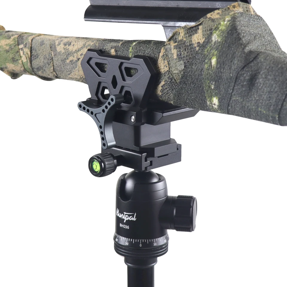 Adjustable Rifle Saddle Mount / Clamp - Tripod Shooting Rest Adapter, Lightweight Polymer, Made In USA