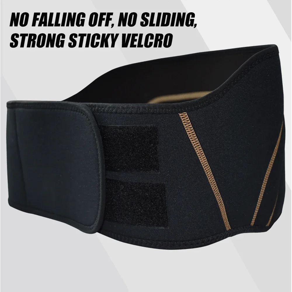 Lower Back Support Brace Lumbar Support Belt Lightweight Flexible Copper Infused Compression Back Brace Men Women