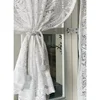 Curtains For Living Room French Lace Window Curtain 2025 New 1PC Modern Simple Simplicity Simple Lines 1