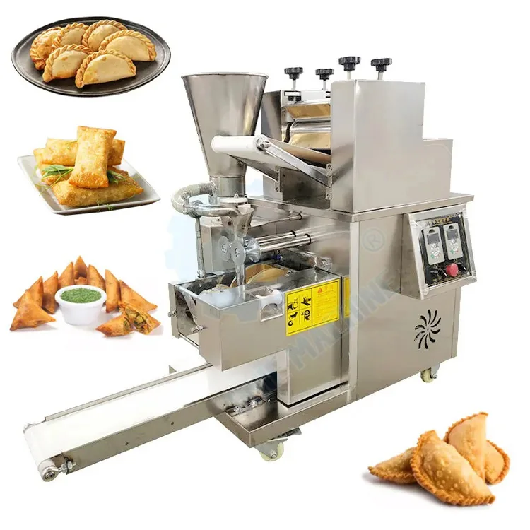 Hot sale chinese automatic momo making machine pastry gyoza empanada dumpling machine for dumplings small momo dumpling machine price manually operated bun machine automatic momo making machine