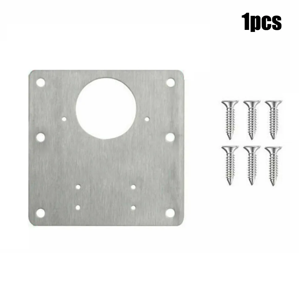 

10 X Hinge Repair Plate 60 X Screws Stainless Steel Cabinet Door Hinge Repair Plate Hinge Adopting Hinge Board Technology