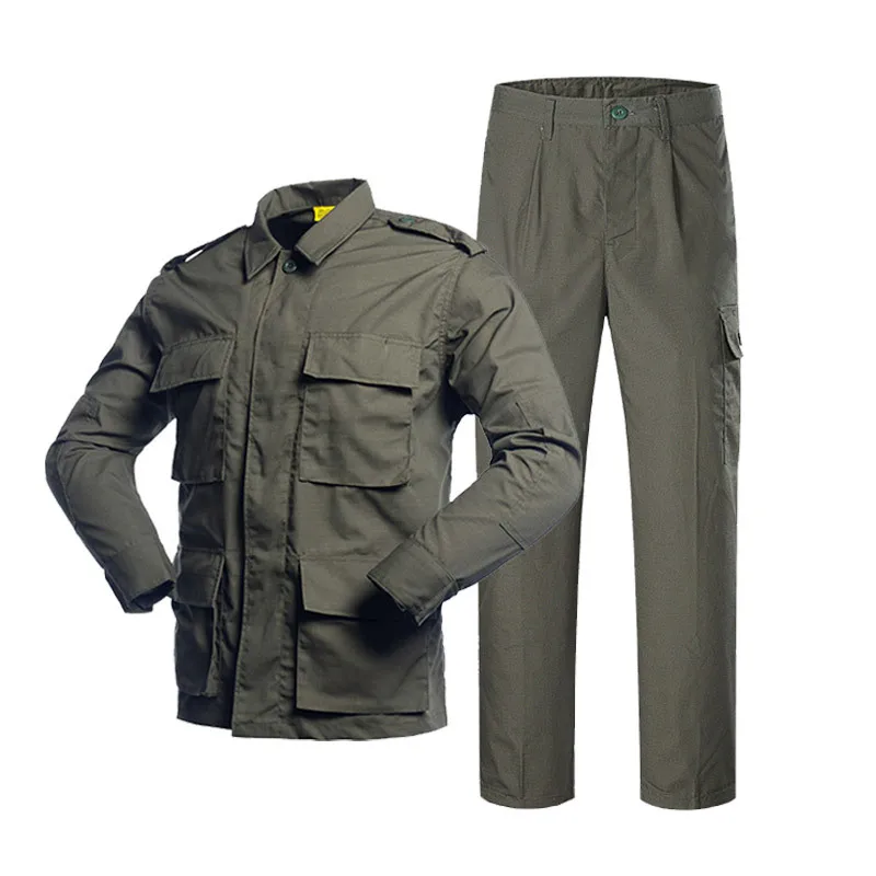 BDU Camouflage Suit For Men's Wear-Resistant Outdoor Training Clothing