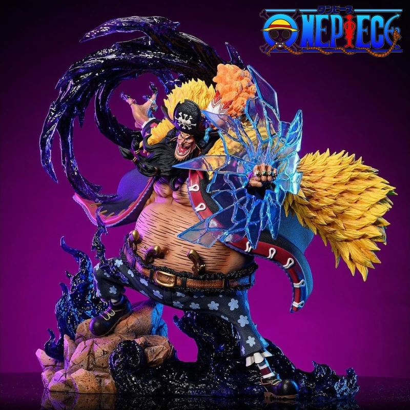 

New 22cm One Piece Anime Figure Blackbeard Action Figurine Black Beard Marshall D Teach Gk Pvc Statue Model Collection Gifts Toy