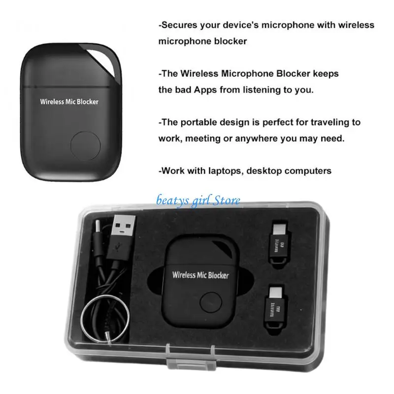 사무실 가정 사용을 위한 C7AB 디지털 소음 차단제 USB 장치 알루미늄 합금 포탄