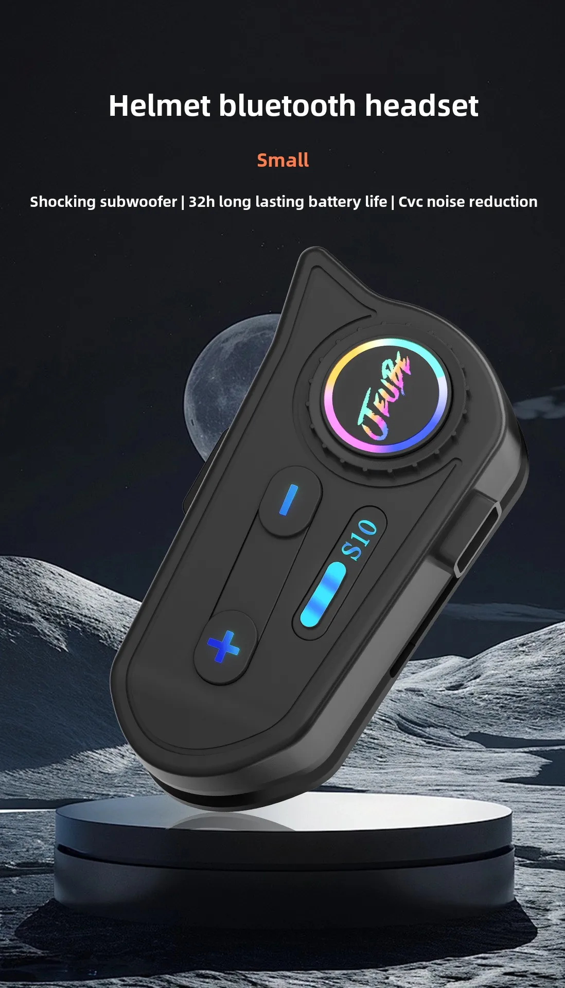 Wireless helmet Bluetooth headset Motorcycle helmet Bluetooth headset Waterproof