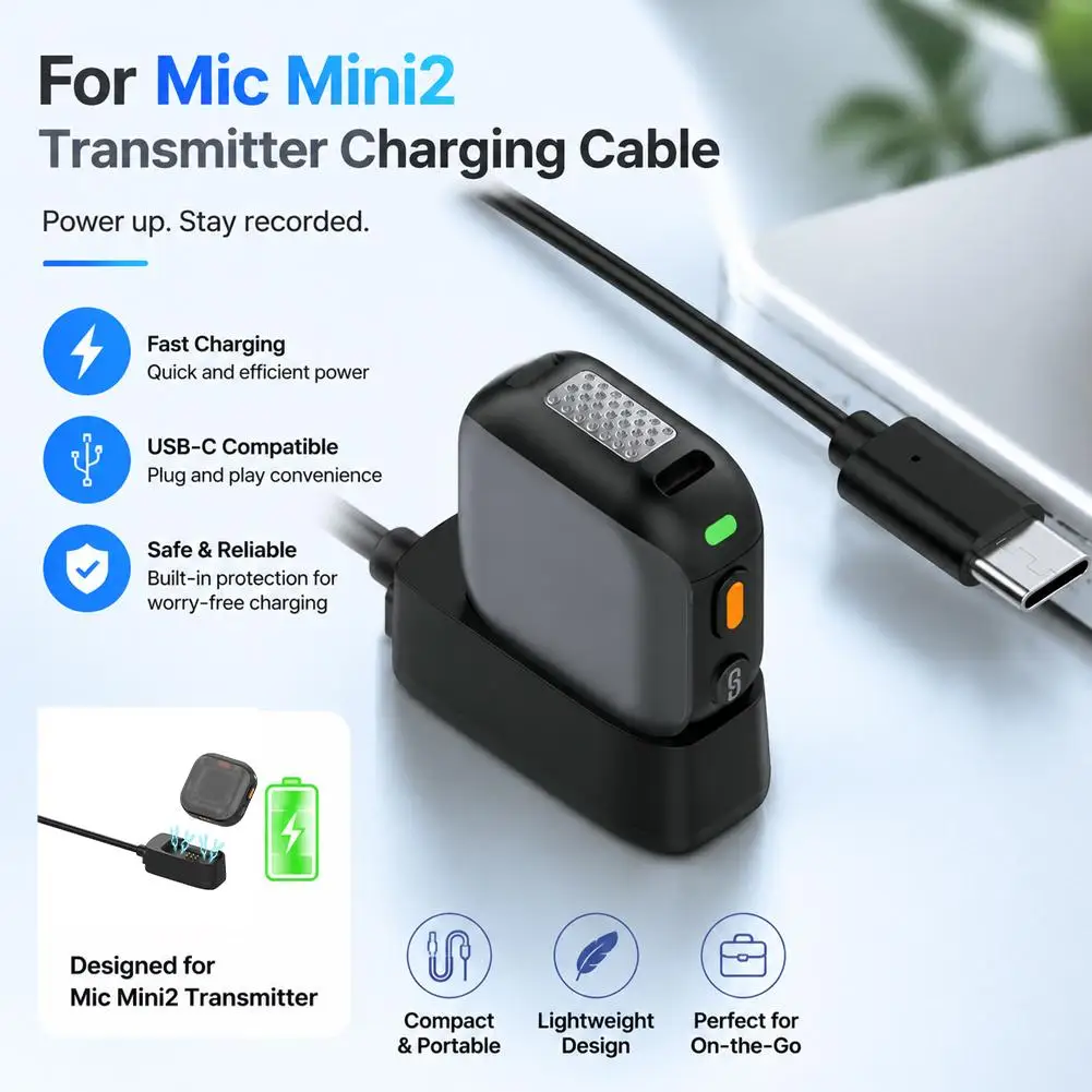 Compact Charging Dock with LED Indicator and Type-C Fast Charge Base