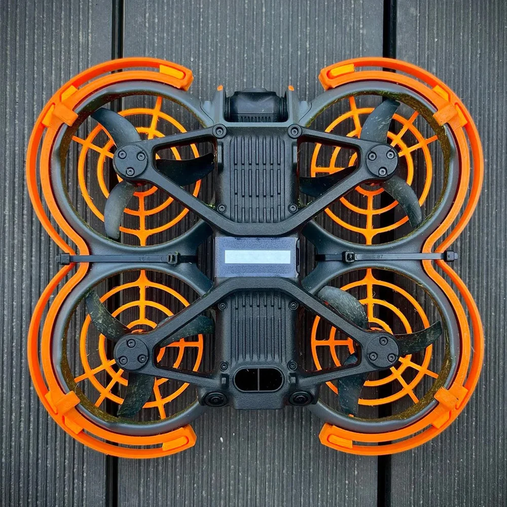 2PCS/Set Protective Bumper Ring DJI Avata 2 Drone Accessories Propeller Guard Anti-Collision Impact Protectors Prop Bumper