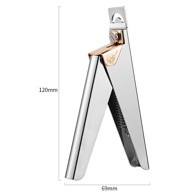 U-shaped Nail Art Clippers Trimmer Scissors French False Nail Cutting Stainless Steel Trimmers Cutters Manicure Tool