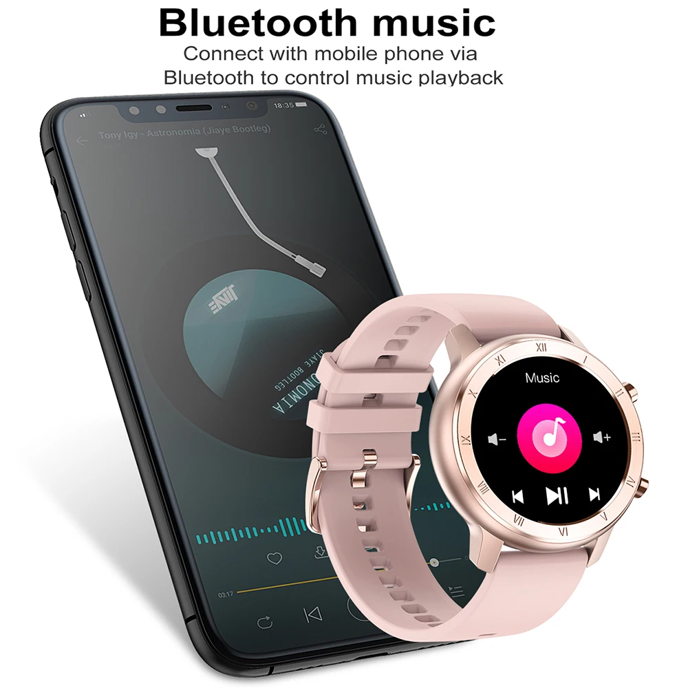 2020 Smart Watch Women Men ECG Heart Rate Blood Pressure IP68 Waterproof Fitness Watch Ladies Smartwatch Connect ȵ̵ IOS