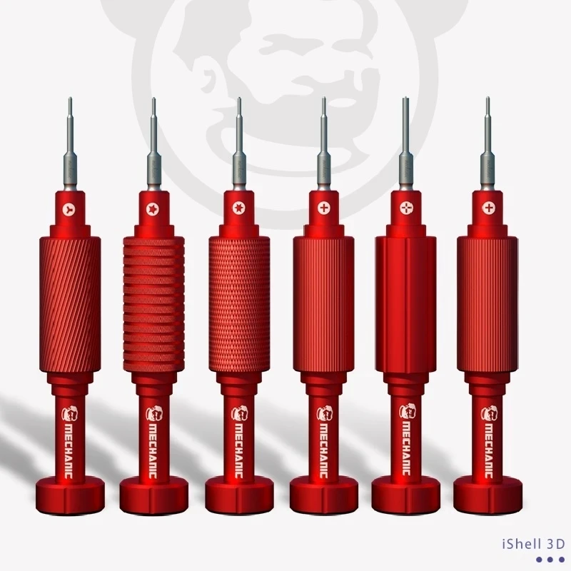 

3D Precision 6in1 Kit Mechanic iShell MAX Screwdriver Set High Hardness Head Tip Cross 1.2 1.5 Five Star 0.8 Hex T2 Medium Plate
