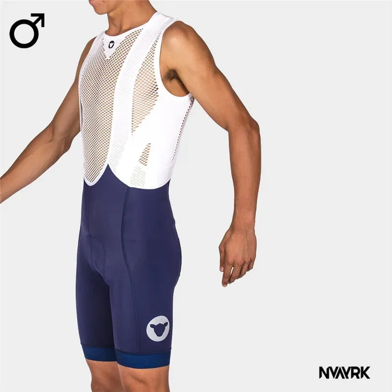 Men's Navy black pro team cycling bib shorts lycra fabric UPF 50+ with Italy power race bib short Pantaloni