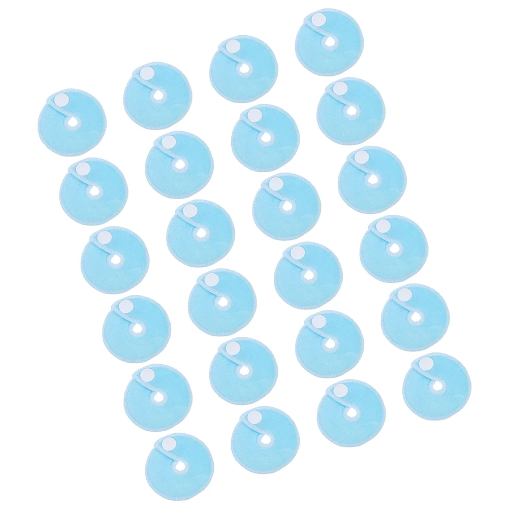 24 Pcs Microfiber Pad Baby Belly Button Feeding Tube Pads Breastfeeding Cotton Bamboo Boys Covers 3