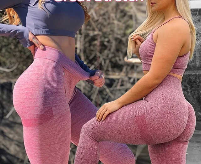 DODOING Women Butt Lifting Leggings High Waist Yoga Pants Seamless Booty  Lifting Scrunch Leggings Tummy Control Gym Workout Sports Tights :  : Fashion