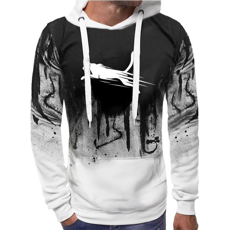 thumbnail image 1 of Sudaderas con capucha casuales DXING Sudaderas con estampado de moda alta calidad deportes al aire libre, 1 of 4