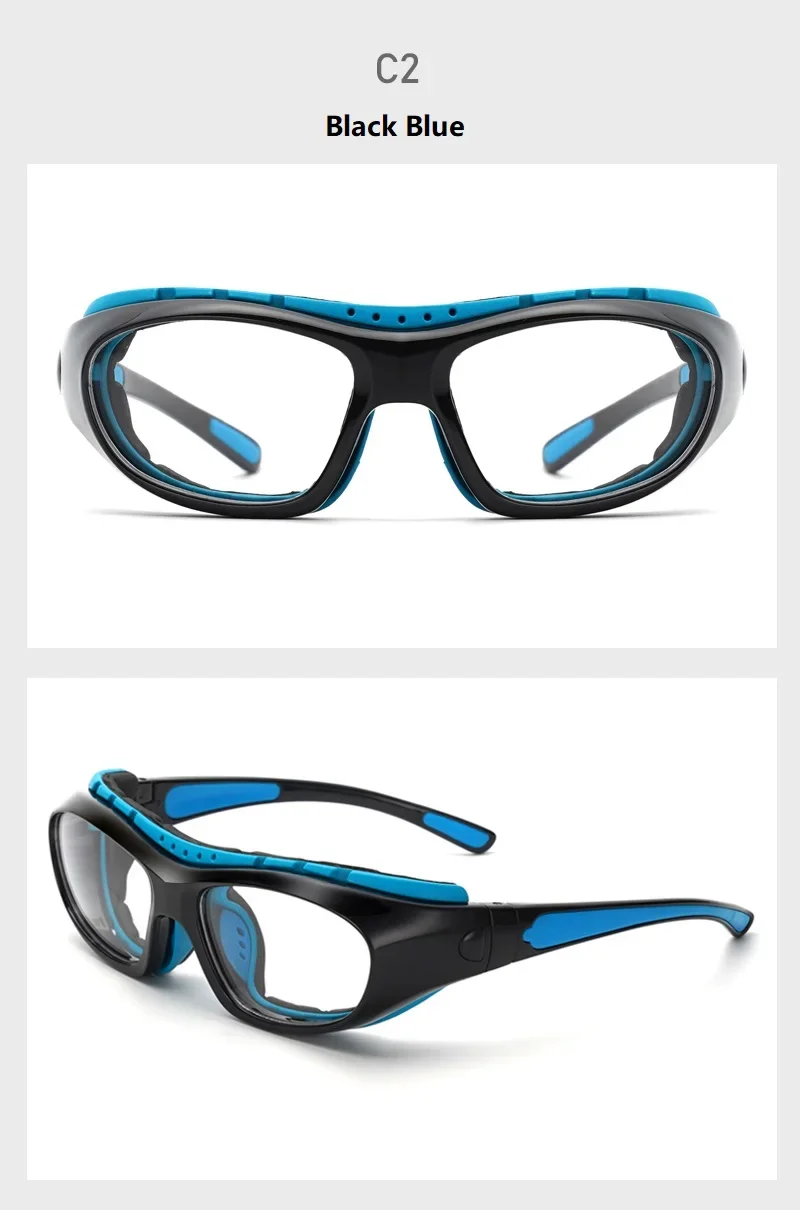 Side profile of sports eyewear