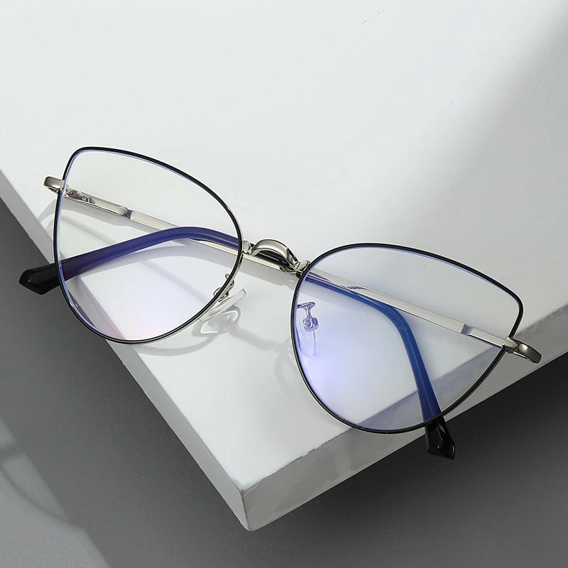 Feminino Anti Blue Light Glasses Women Cat's Eye Optical Myopia Nearsighted Glasses Computer Eyewear Minus -2 -3 Diopter Glasses 3