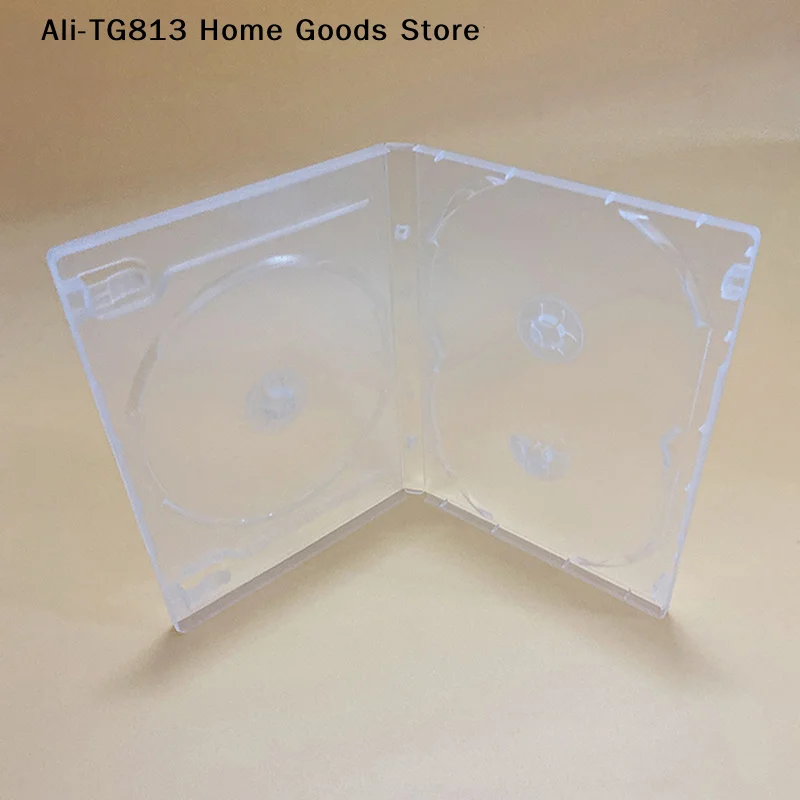 [TG813]정사각형 투명 바닥 CD 박스 빈 CD 케이스 PP 플라스틱 밀키 투명 CD 케이스 CD 케이스 용량 3디스크
