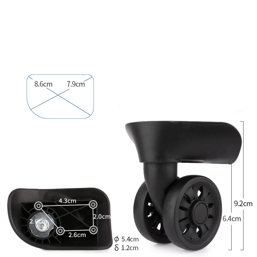 Suitable For Hongying Suitcase Wheel Repair Accessories, Trolley Luggage Wheel Replacement Suitcase Silent Rolling Pulley Parts