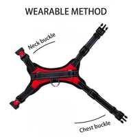 Dog Harness Quick Release Vest Pet Puppy Harness Nylon Material Breathable Pet Harness for Dog Adjustable Pet Outdoor Harness 5