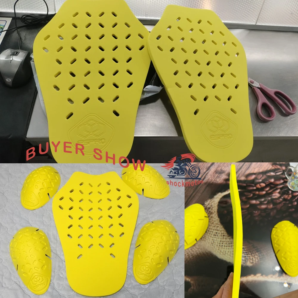 Motorcycle Jacket Insert Protector High Density EVA Material Motorcycle Body Armor Back Pads Protection Gear Anti-drop