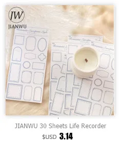 JIANWU 10 Blatt Blumenspiegel Manor Serie Vintage Relief Hohlmaterial Dekor Collage Karte Kreatives DIY Journal Briefpapier – Detail 8